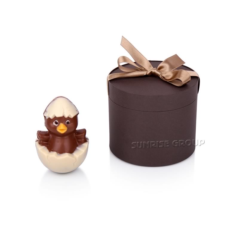 Scatola rotonda per il cappello di cioccolato rotondo in cartone personalizzato